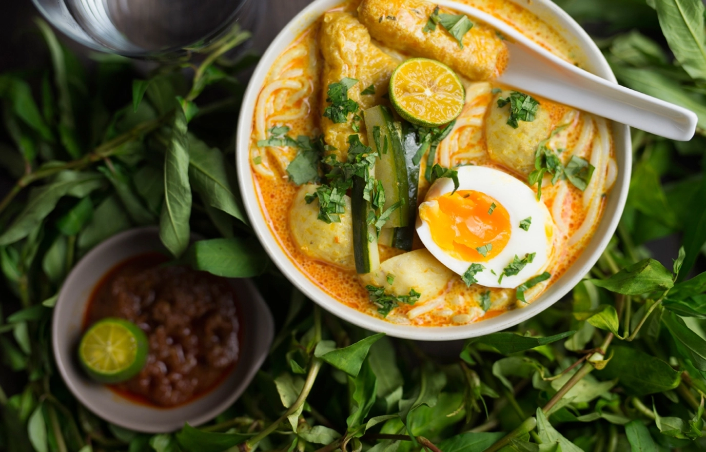 Vegetarian laksa Vegetarian laksa