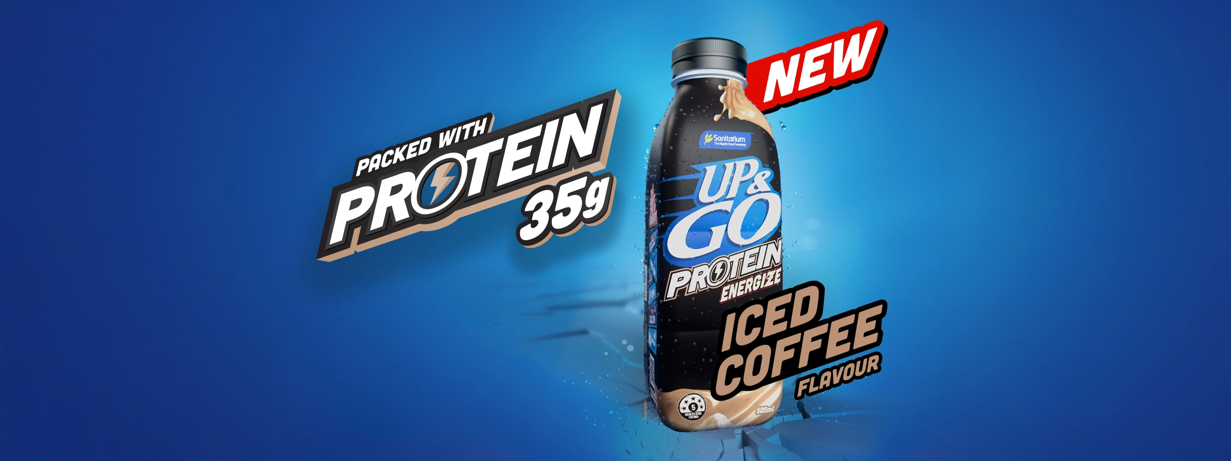 UP&GO Iced Coffee Launch Banner