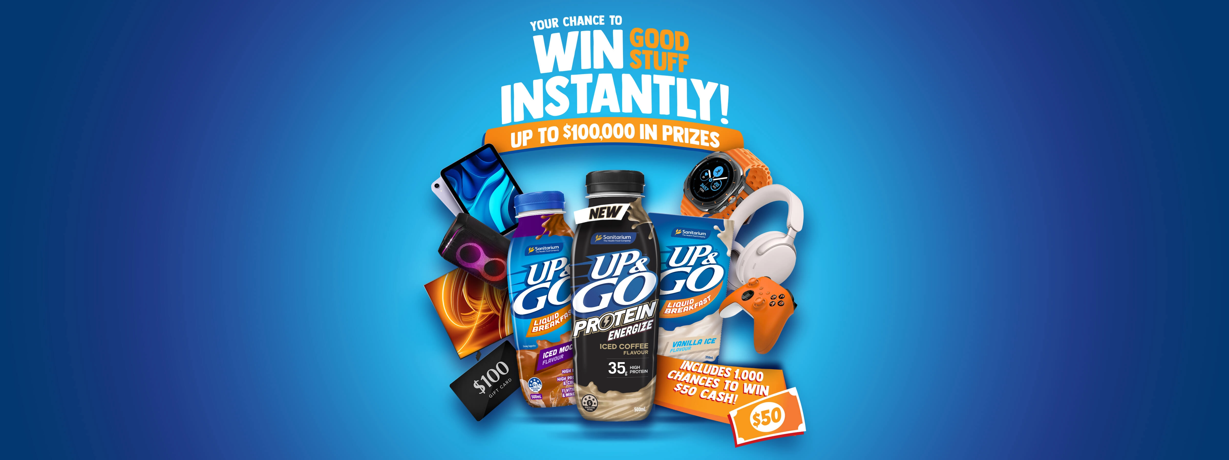 UP&GO WIN Promo 2025 Banner