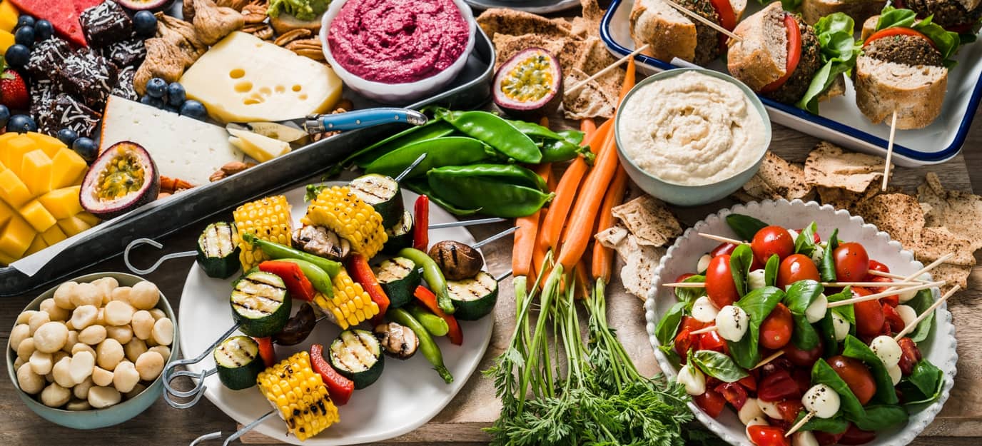 Summer BBQ grazing platter