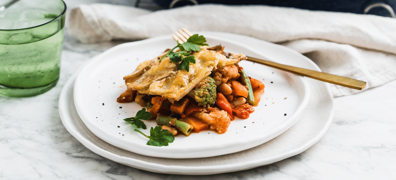 Baked vegetable casserole