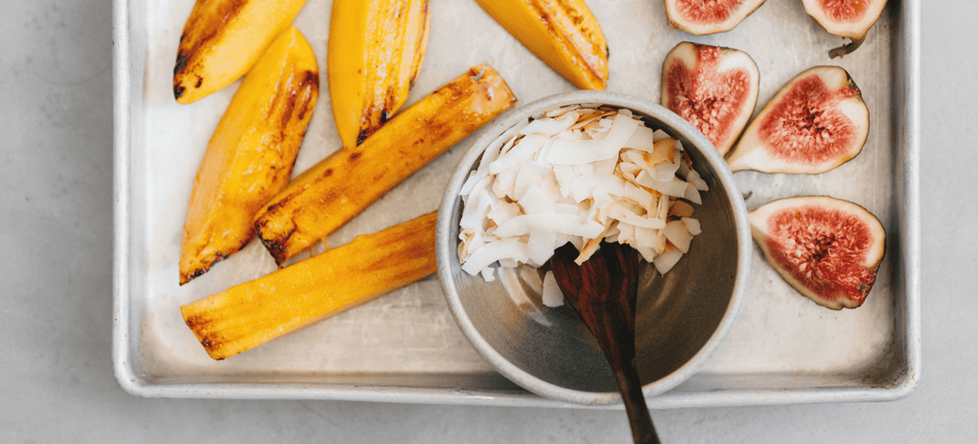 Coconut black rice summer porridge