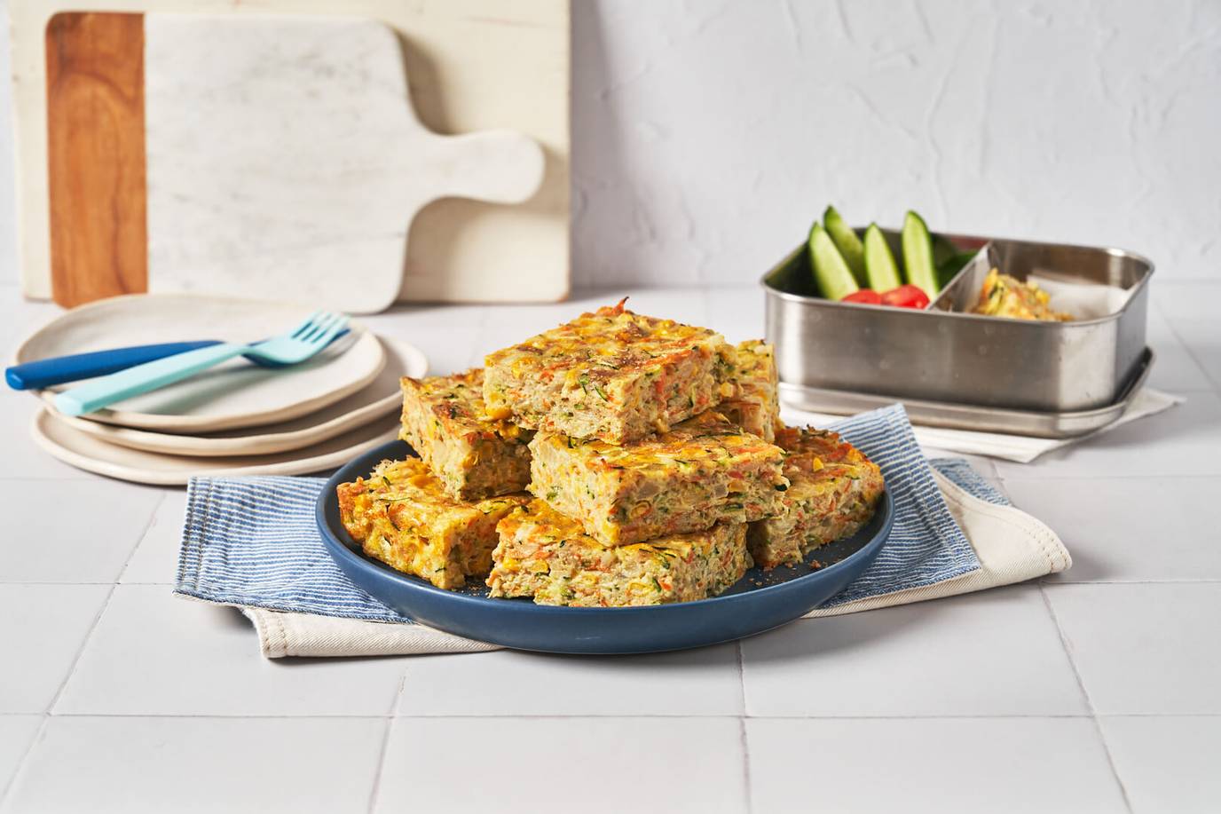 Zucchini and Corn Slice