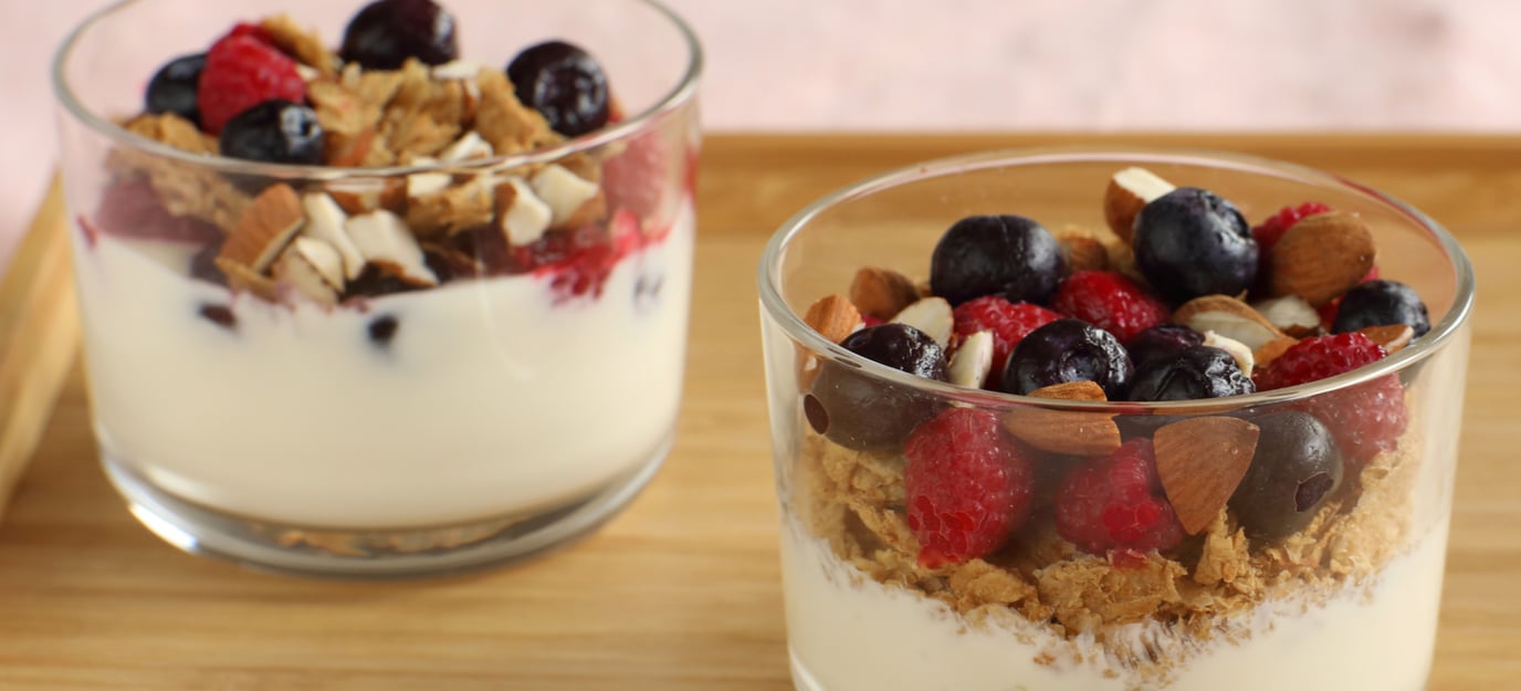 Berry breakfast trifle