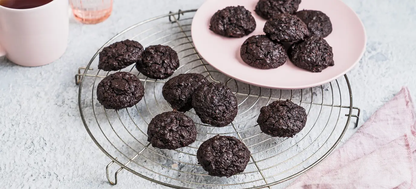Choc-almond brookies
