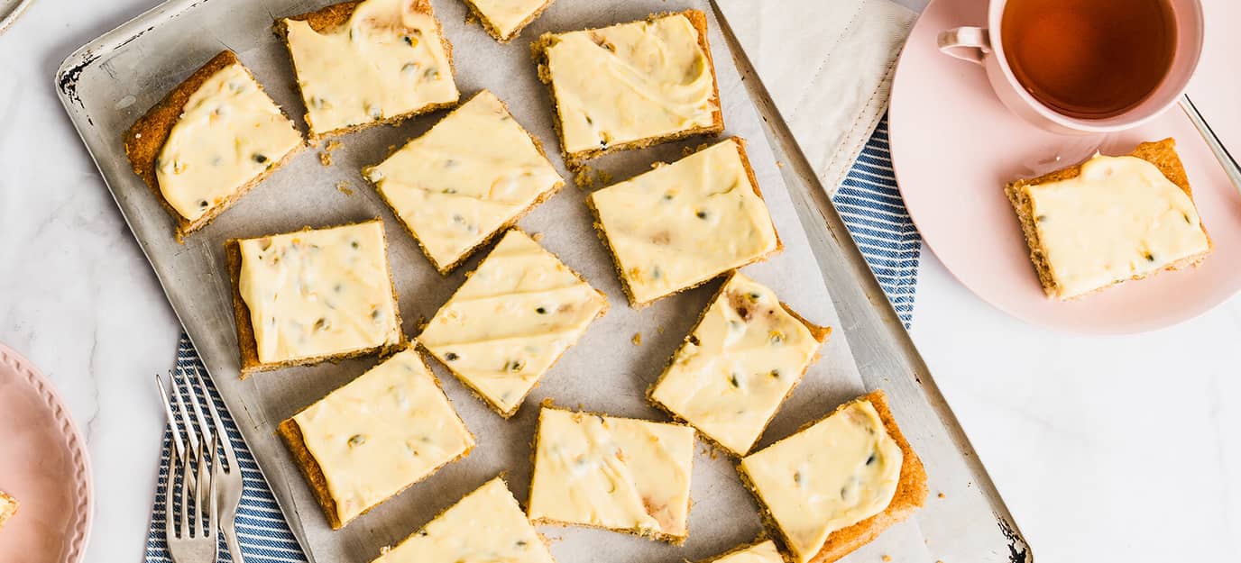 Lemon passionfruit Weet-Bix™ slice