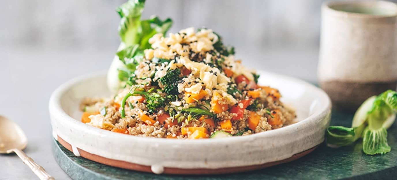 Five spice fried quinoa Five spice fried quinoa