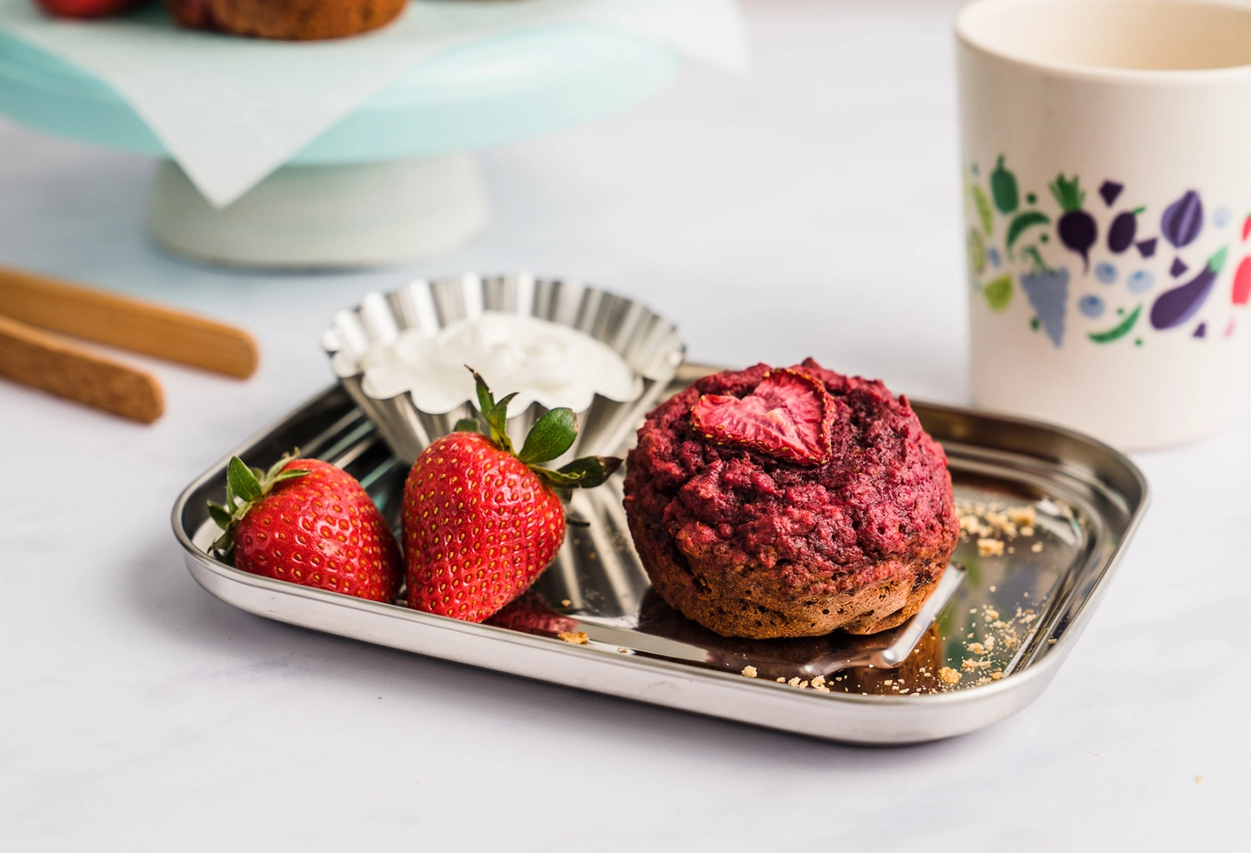 Pink Power Muffins