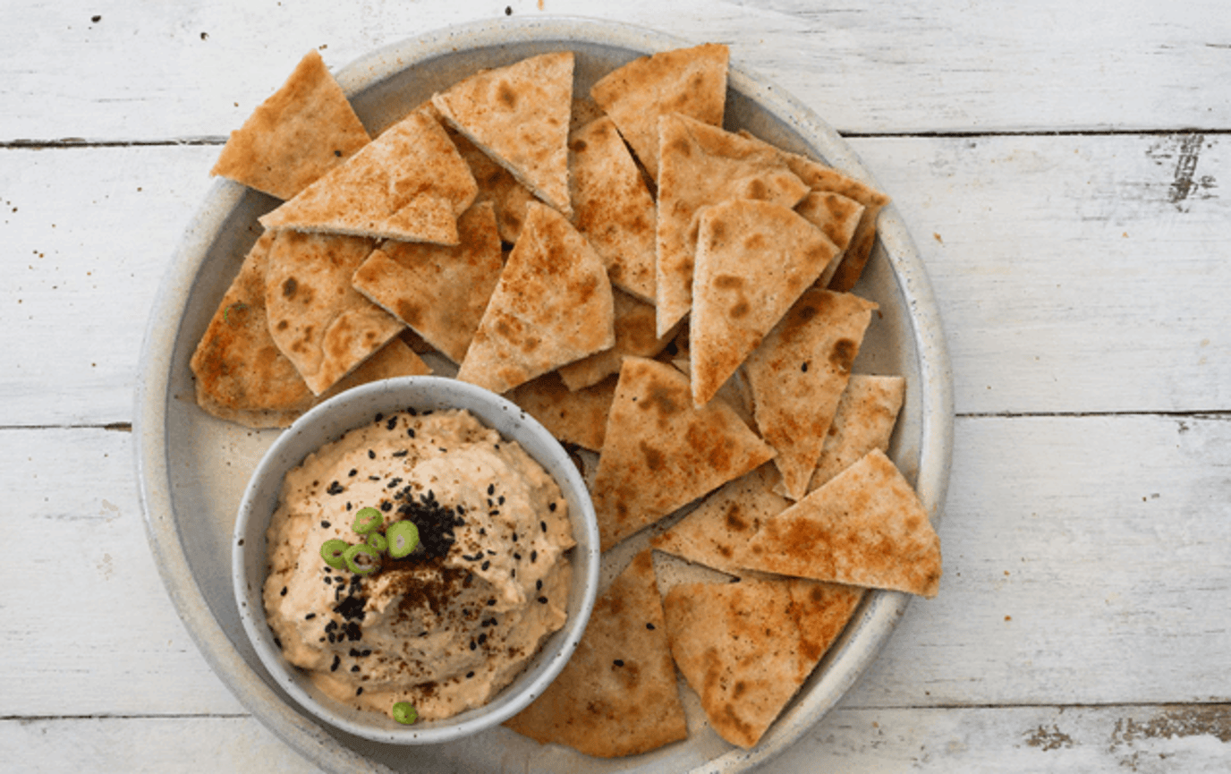 Olive oil flatbread wraps
