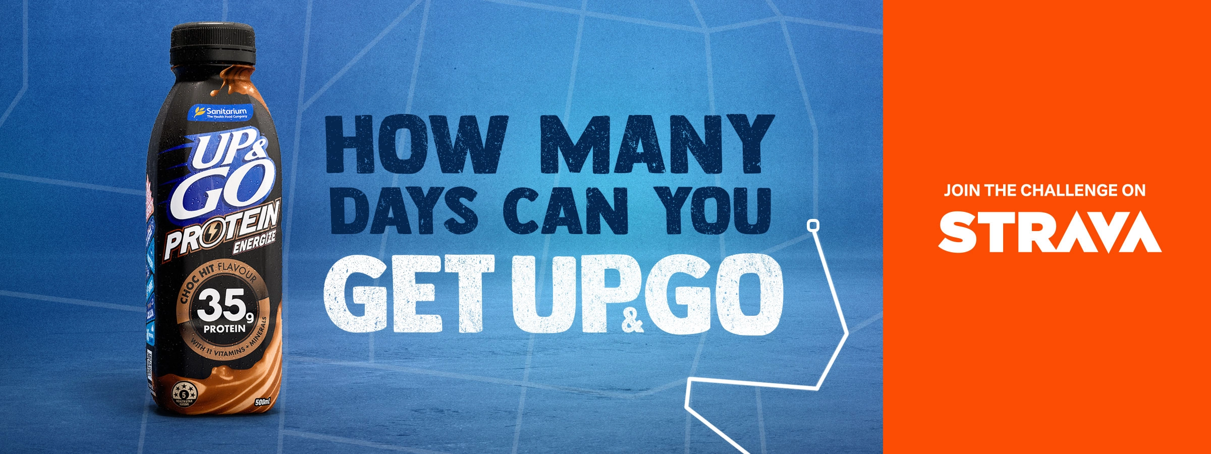 UP&GO and Strava - How Many Days Can You UP&GO?