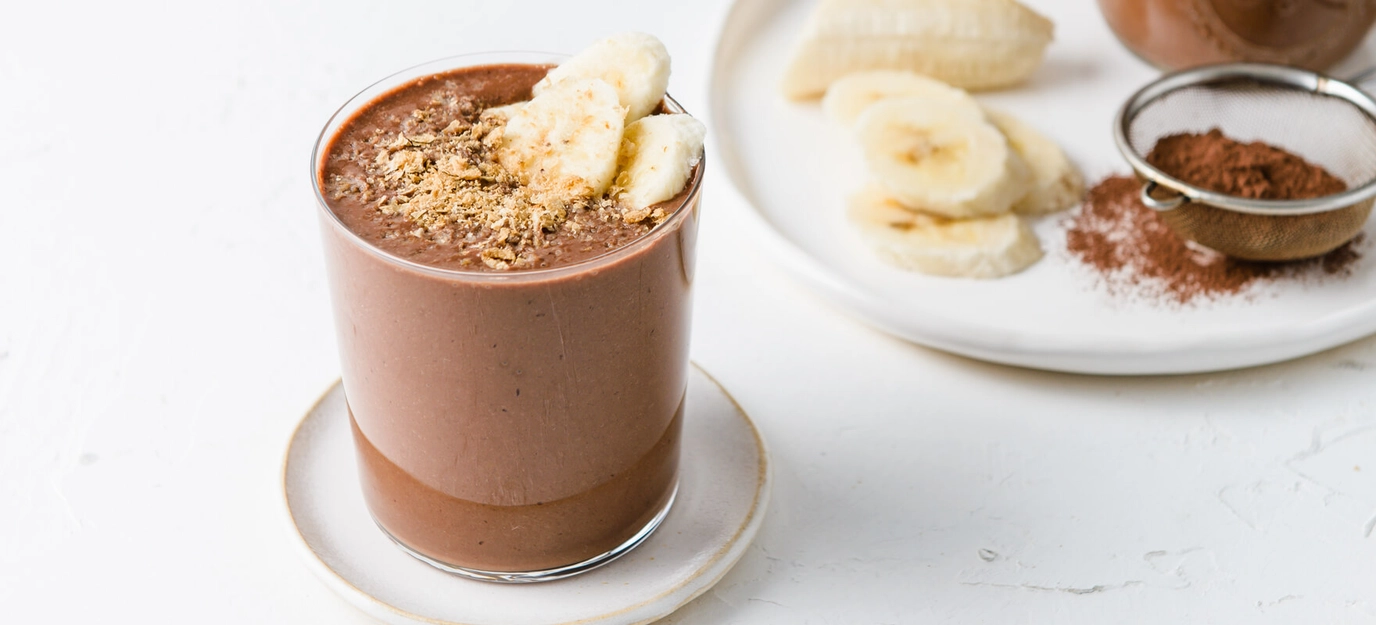 Choc banana smoothie