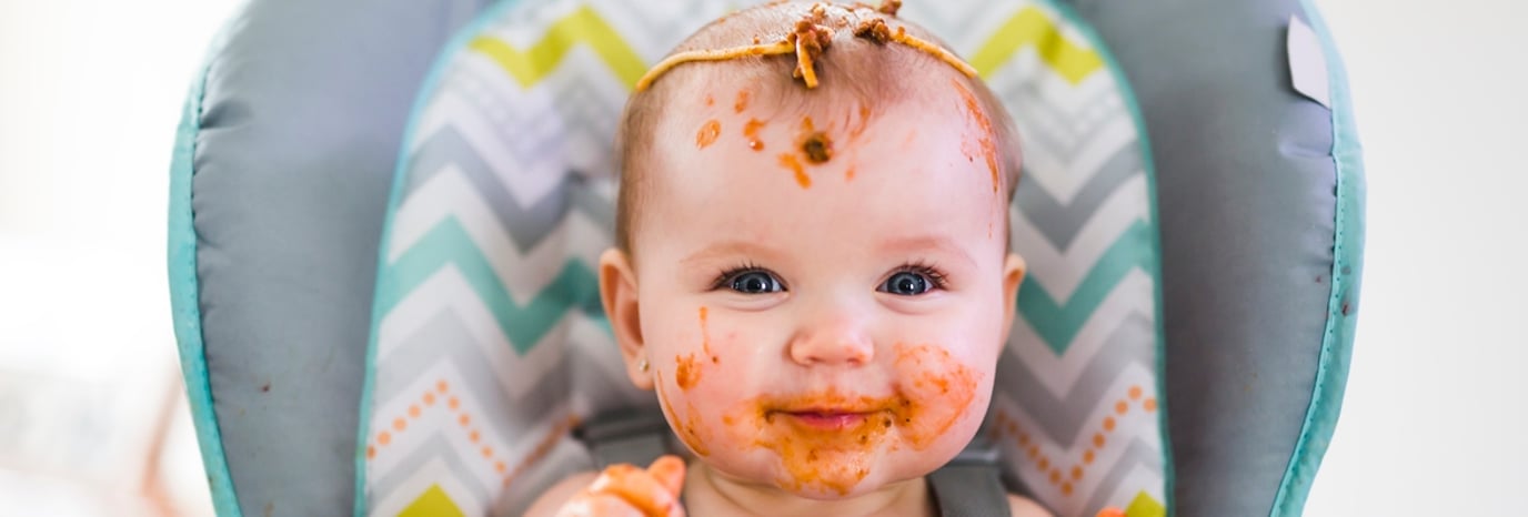 Why messy mealtimes are a parenting win