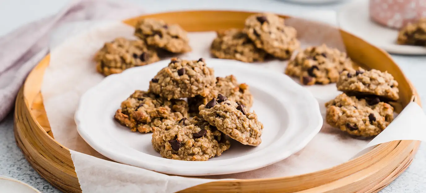 Banana oat cookies