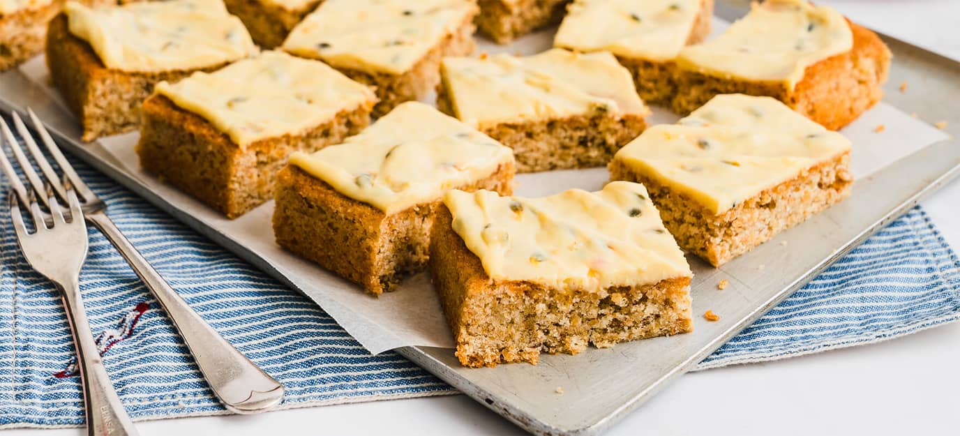 Lemon passionfruit Weet-Bix™ slice