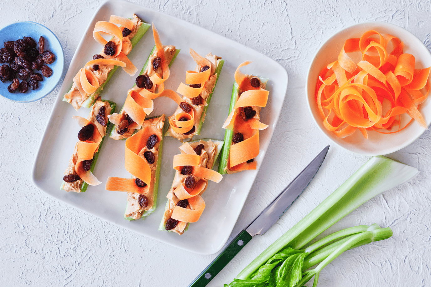 Crunchy peanut boats