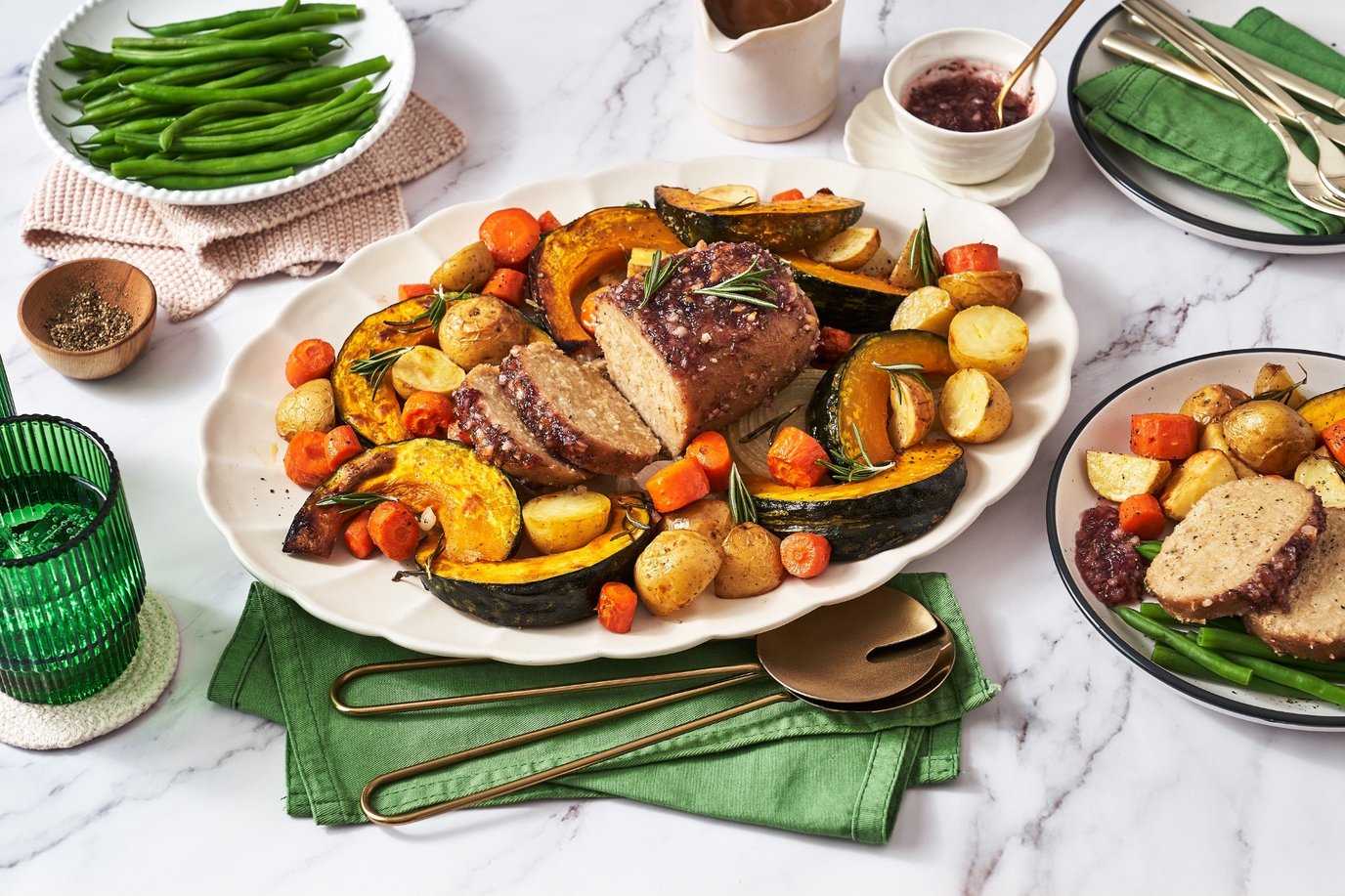 Sweet Cranberry & Herb Glazed Roast