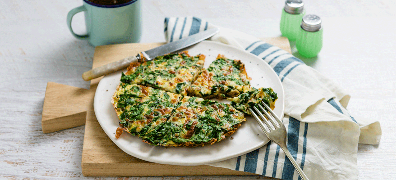Quick spinach frittata Quick spinach frittata
