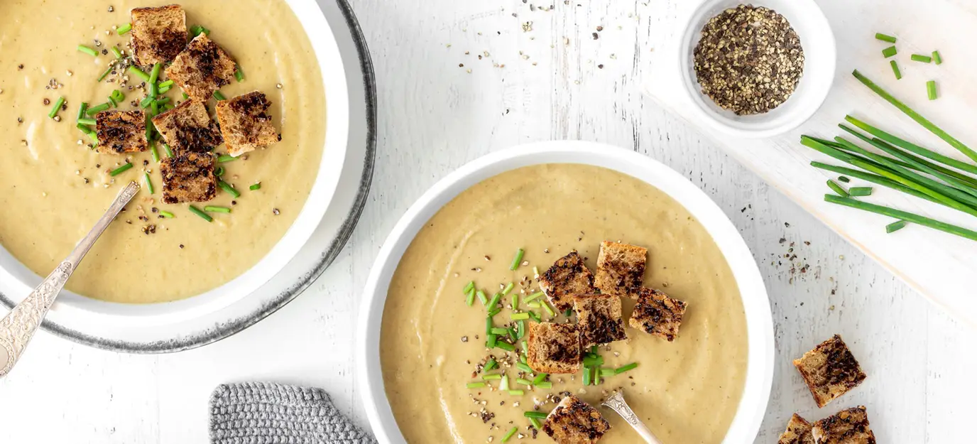 Marmite™ cauliflower soup