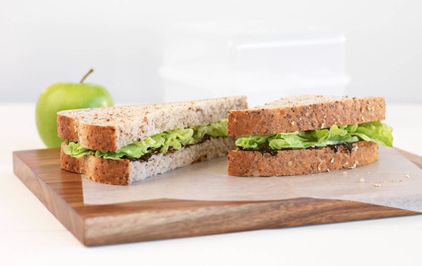 Marmite™ and lettuce sandwich