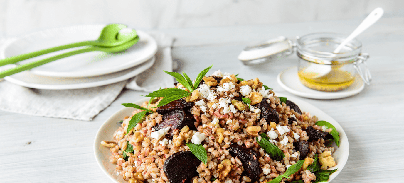 Pearl barley, beetroot and sumac salad