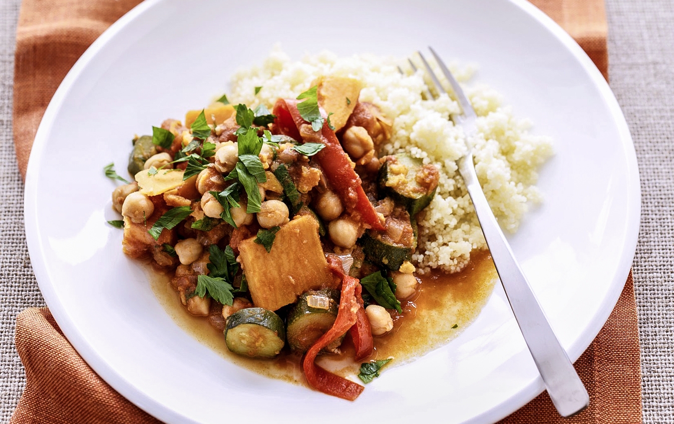 Moroccan vegetables with couscous - Sanitarium