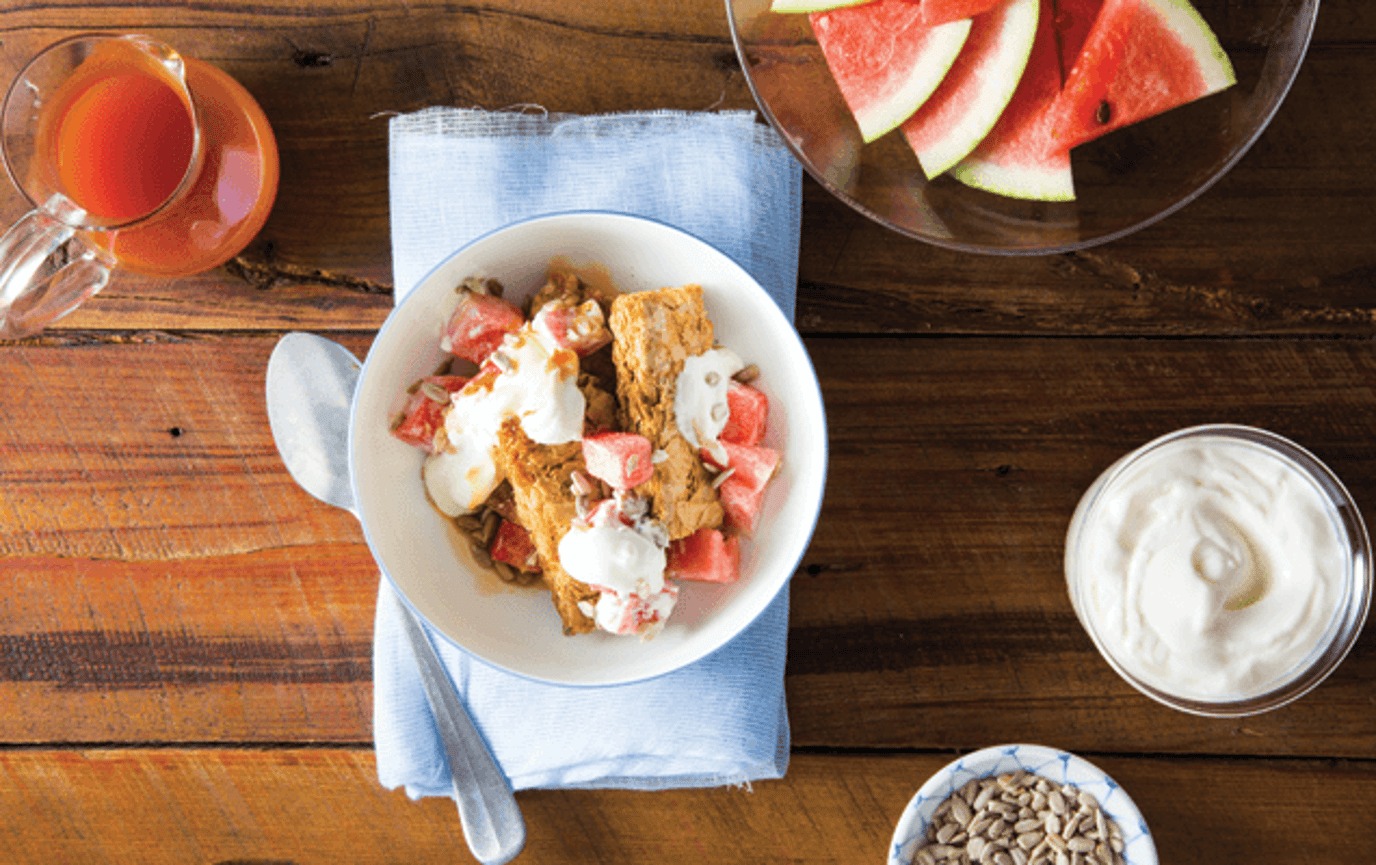 Weet-Bix™ with watermelon