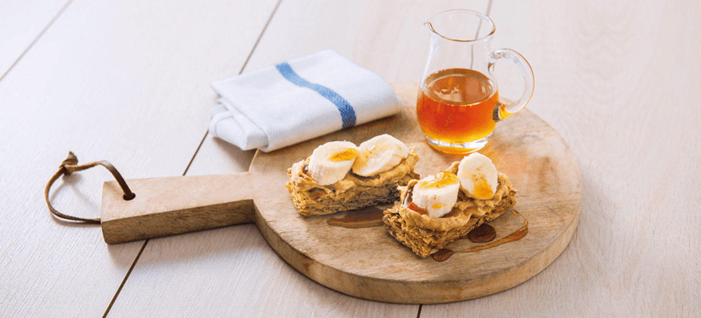 Weet-Bix™ and peanut butter power combo