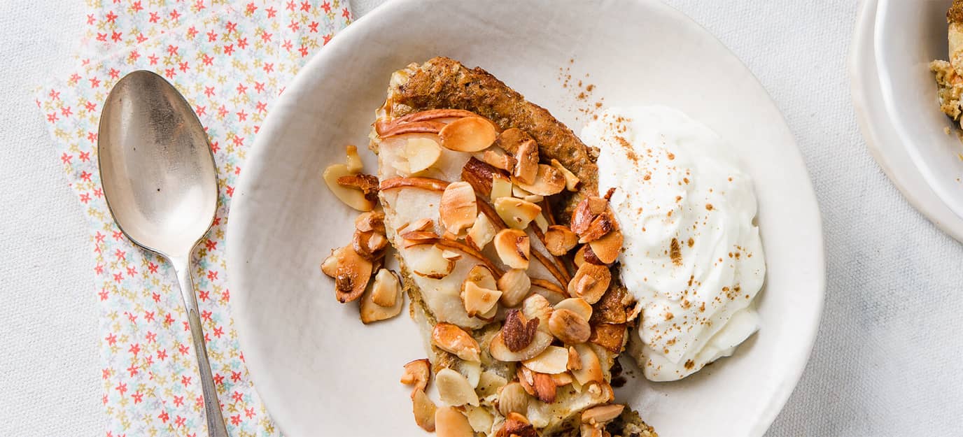French Vanilla Pear & almond bake