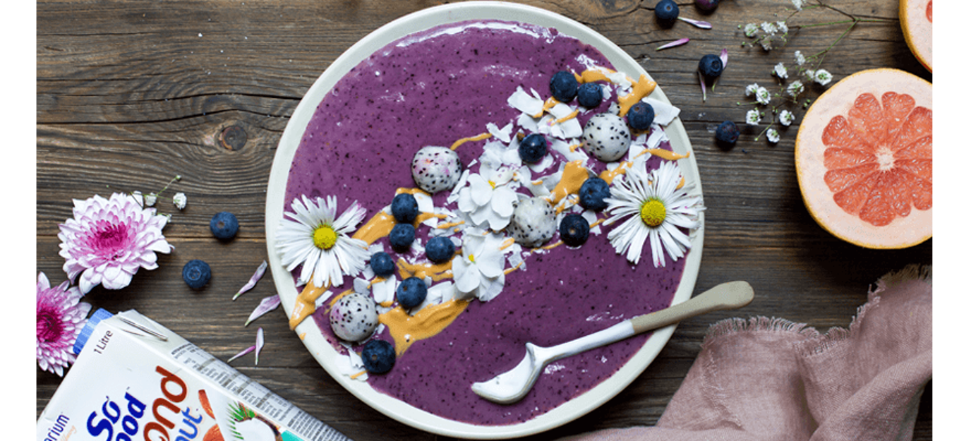 Blueberry buckwheat smoothie bowl Blueberry buckwheat smoothie bowl