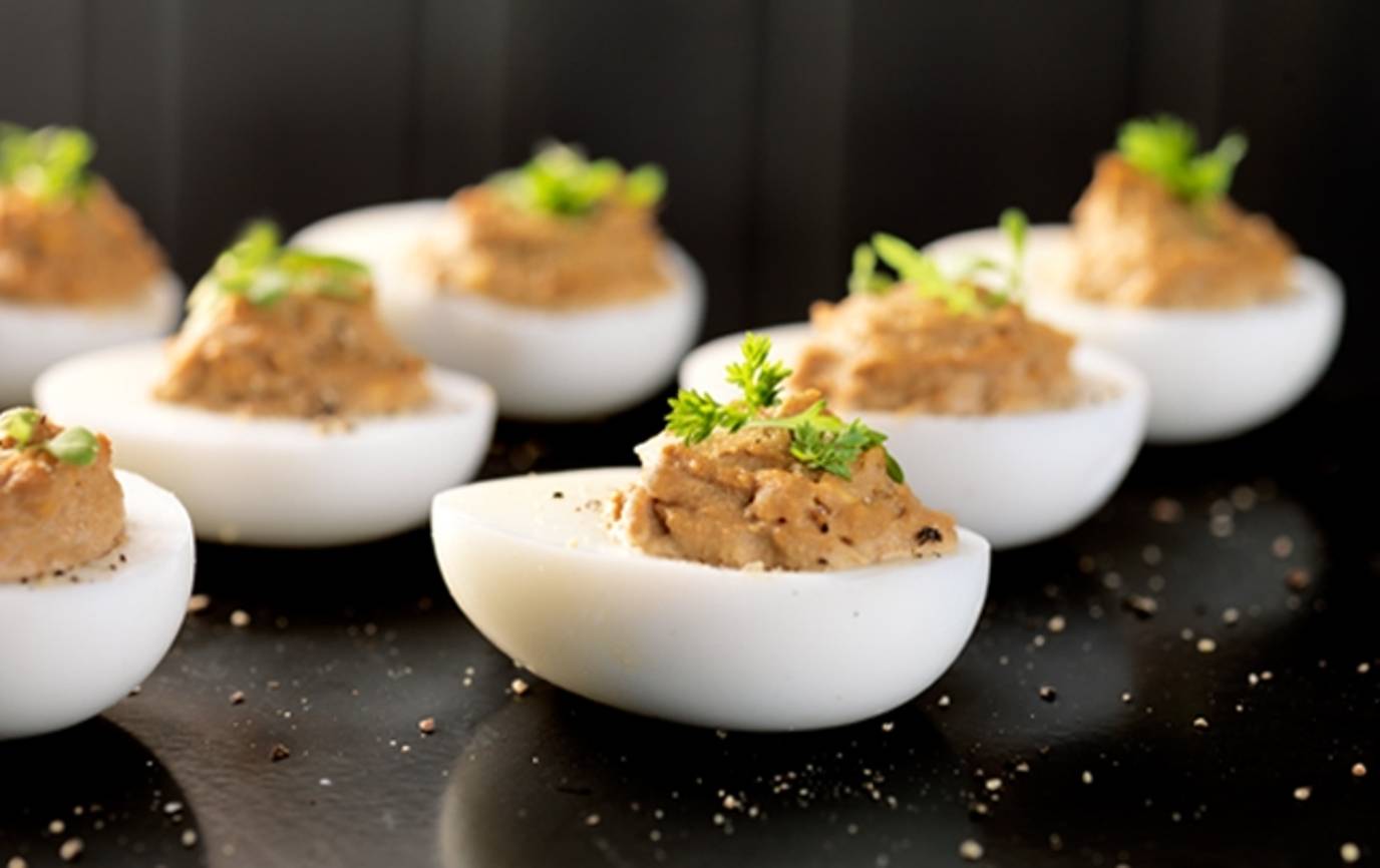 Devilled Marmite™ eggs