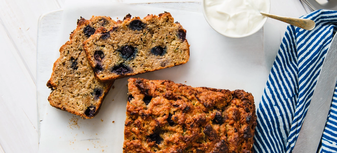 Blueberry & banana bread Blueberry & banana bread