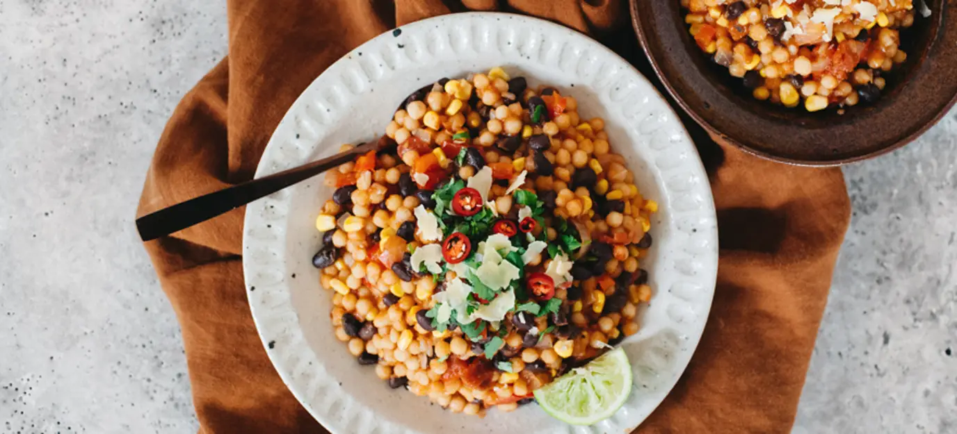 Tex mex couscous risotto