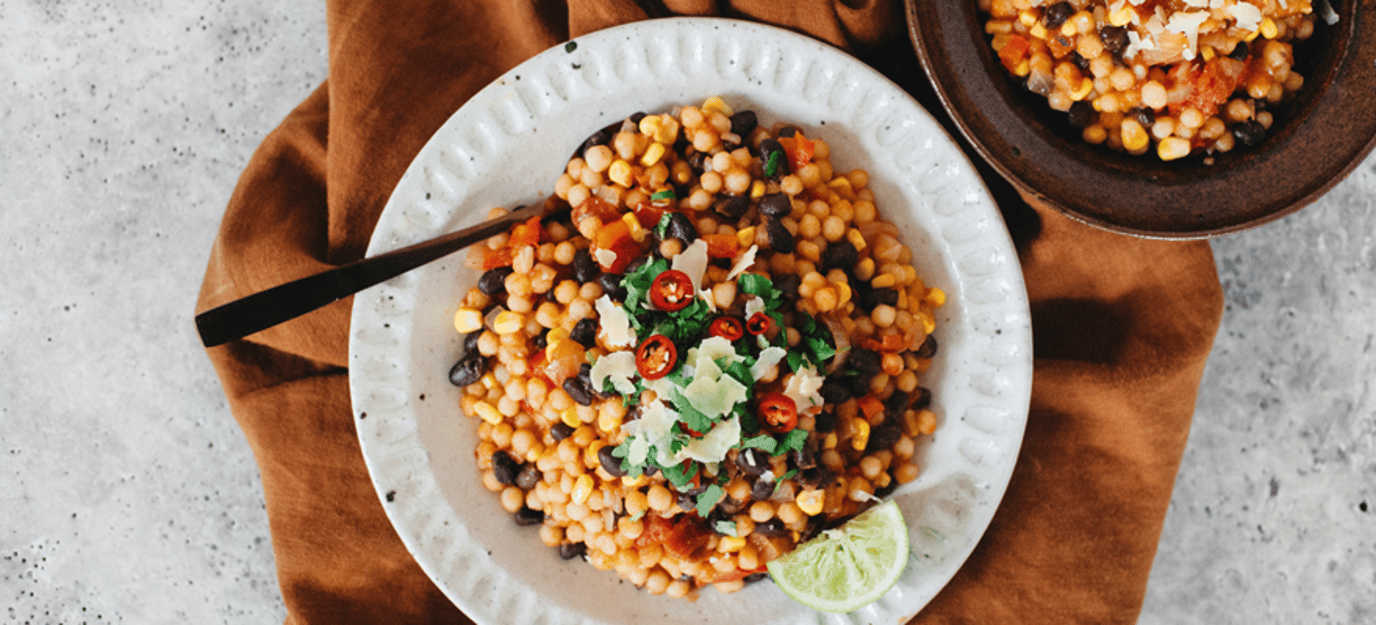 Tex mex couscous risotto