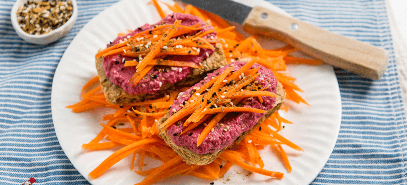 Beetroot Hummus & Carrot Spread
