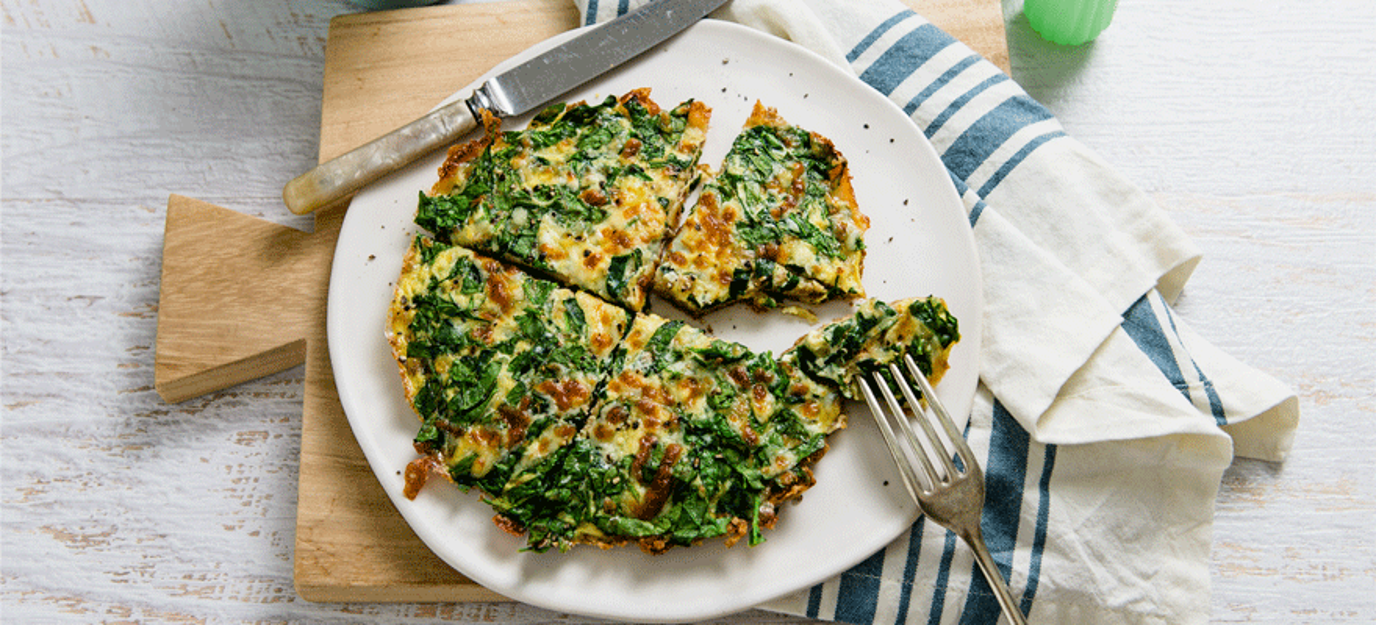Quick spinach frittata Quick spinach frittata
