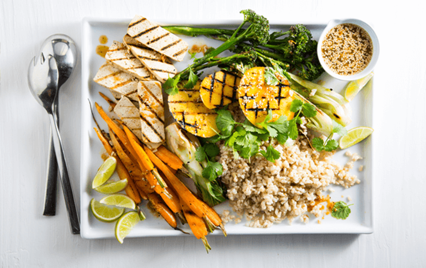 Healthy tropical food platter Healthy tropical food platter