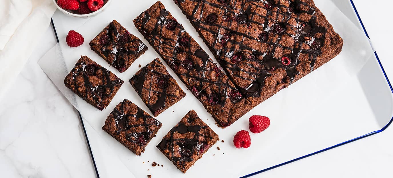 Chocolate raspberry Weet-Bix™ slice