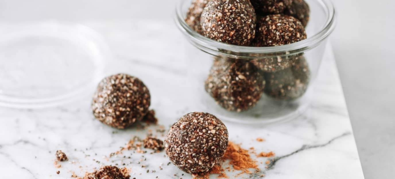 Peppermint bliss balls