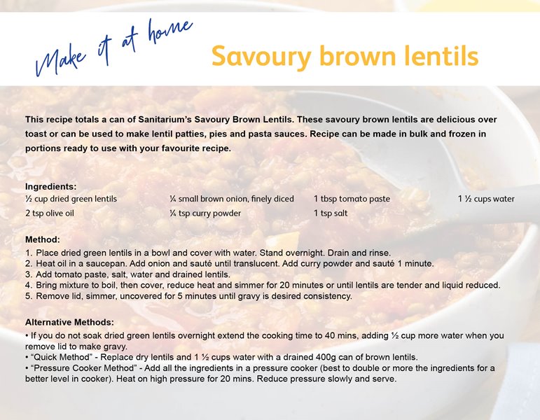 https://images.contentstack.io/v3/assets/blt9777ffe07a3470fa/blt621341e6c2acfd78/67386ad0ac79672744d503c5/banner-savoury-lentils22.jpeg https://images.contentstack.io/v3/assets/blt9777ffe07a3470fa/blt621341e6c2acfd78/67386ad0ac79672744d503c5/banner-savoury-lentils22.jpeg