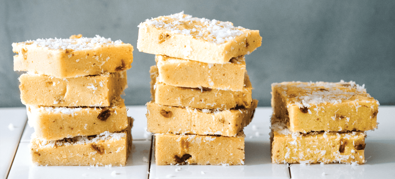 Fig and vanilla polenta pudding