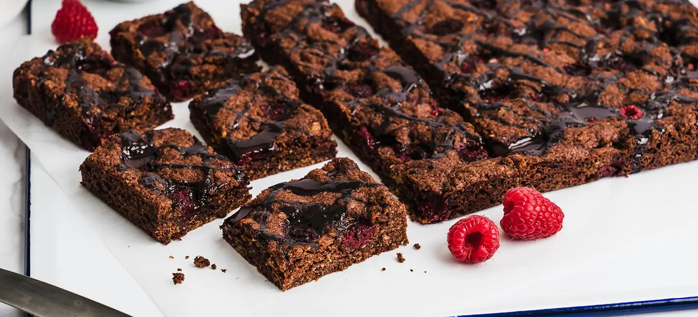 Chocolate raspberry Weet-Bix™ slice