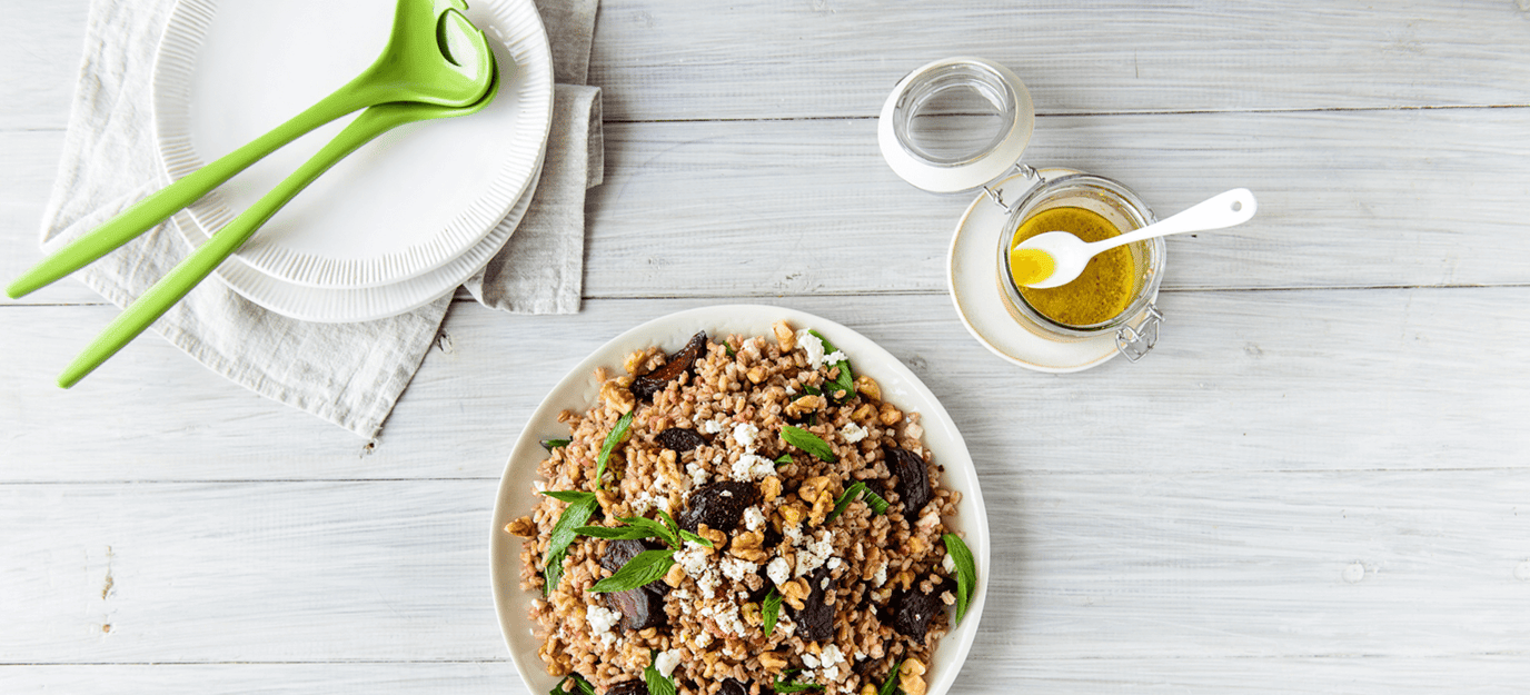 Pearl barley, beetroot and sumac salad