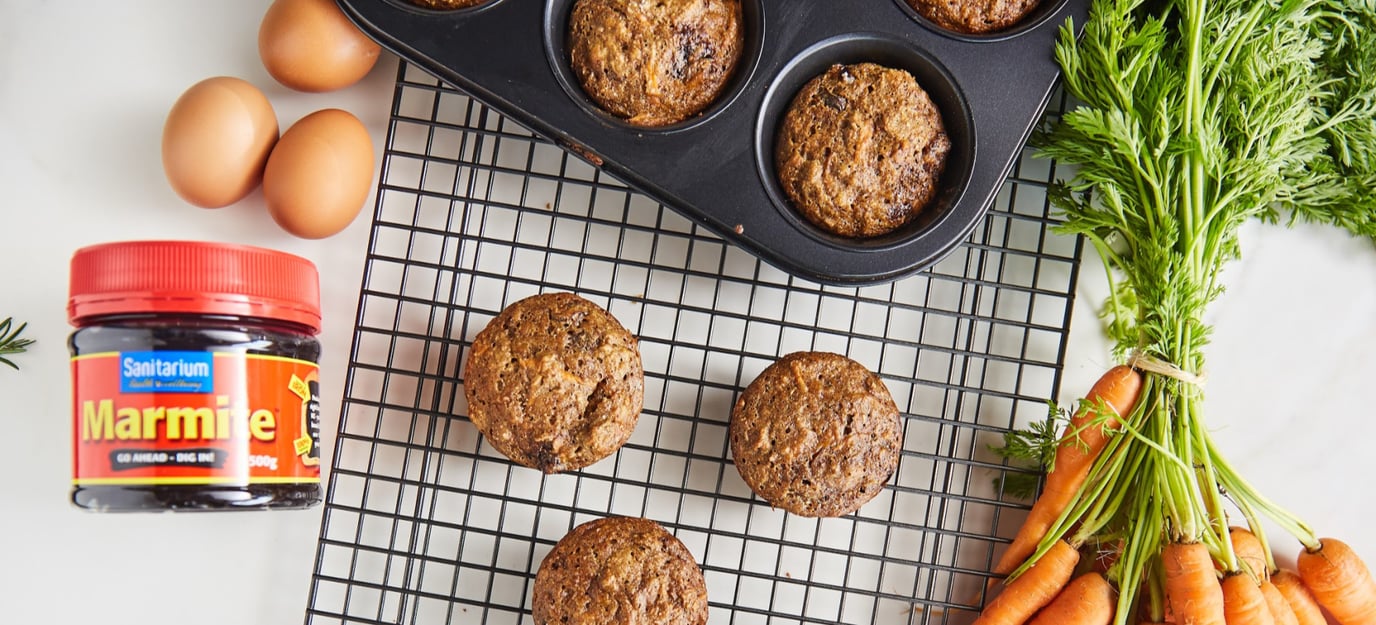 Marmite™ bran muffins
