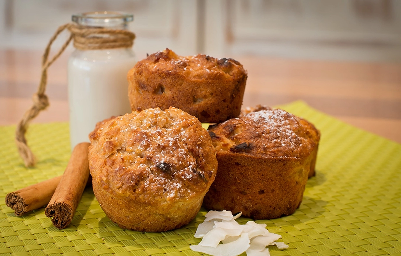 Pina colada muffins