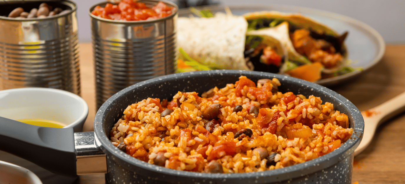 One pot beans and rice