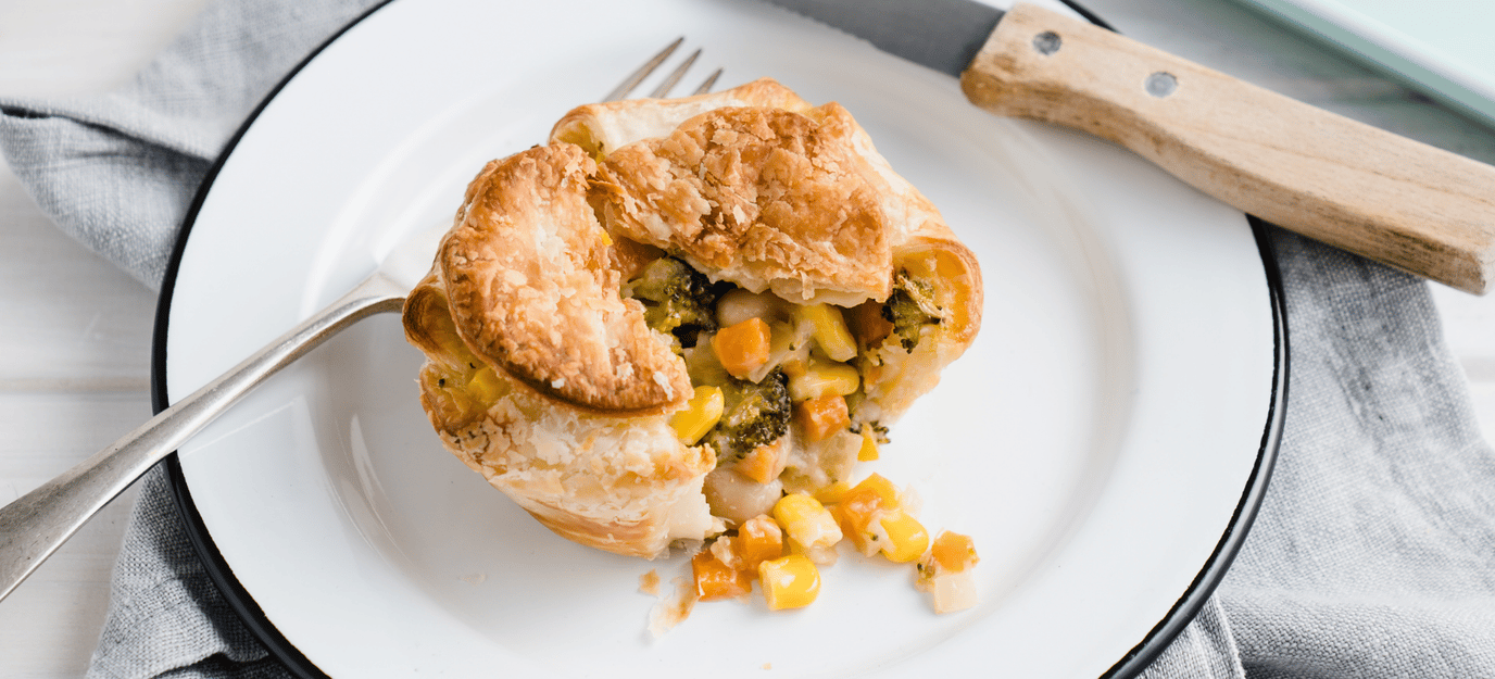 Mini vegetable pies