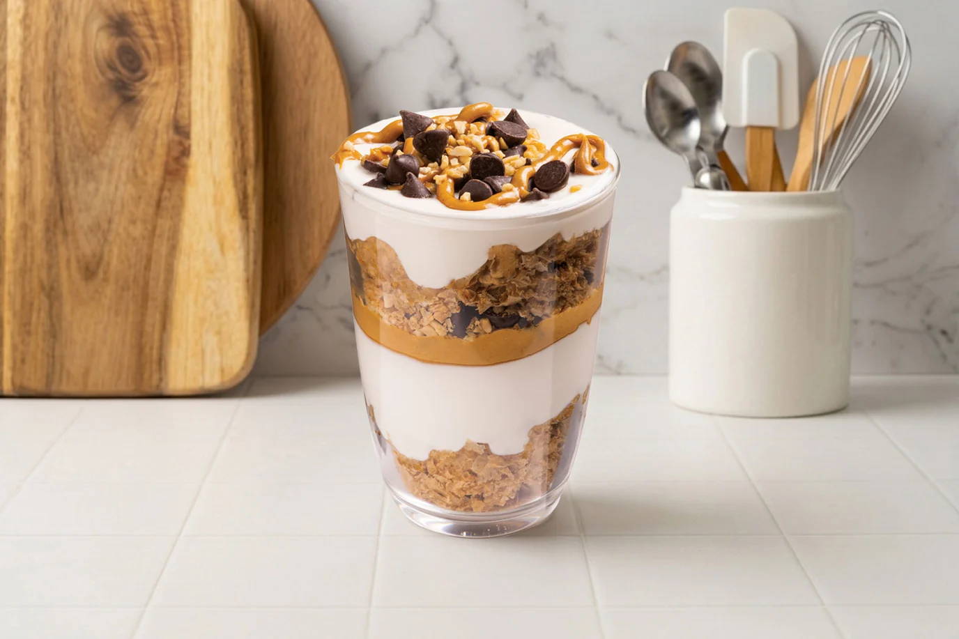 Peanut Butter and Choc Chip Overnight Weet-Bix