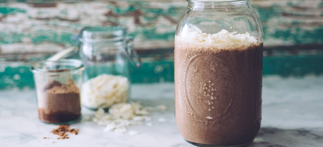 Peanut butter choc shake