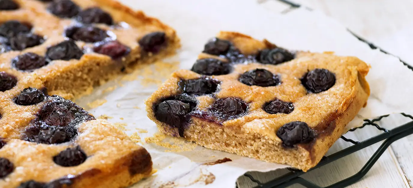 Blueberry shortcake