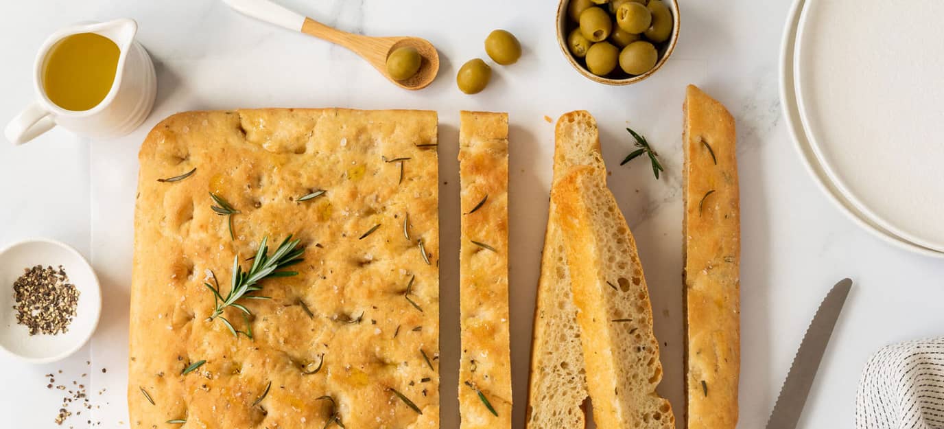Easy focaccia bread